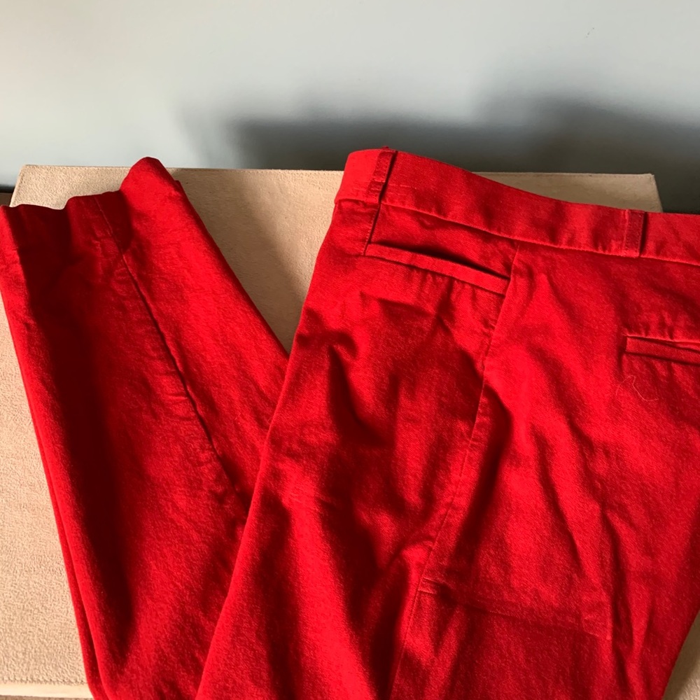Banana Republic red dress pants